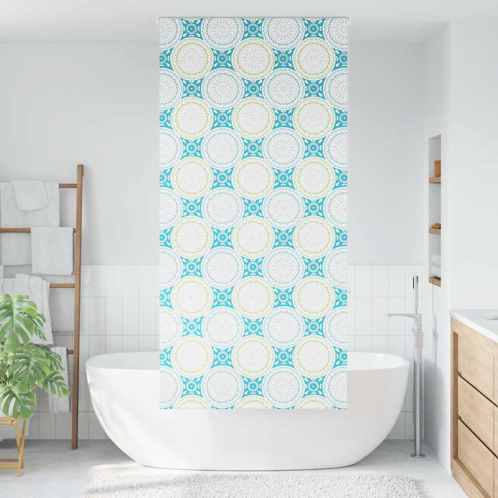 Bruserullegardin 90x240 cm Stofbredde 86 cm