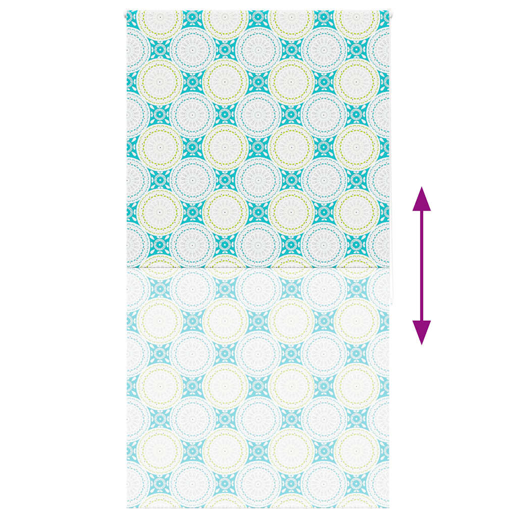 Bruserullegardin 120x240 cm Stofbredde 116 cm