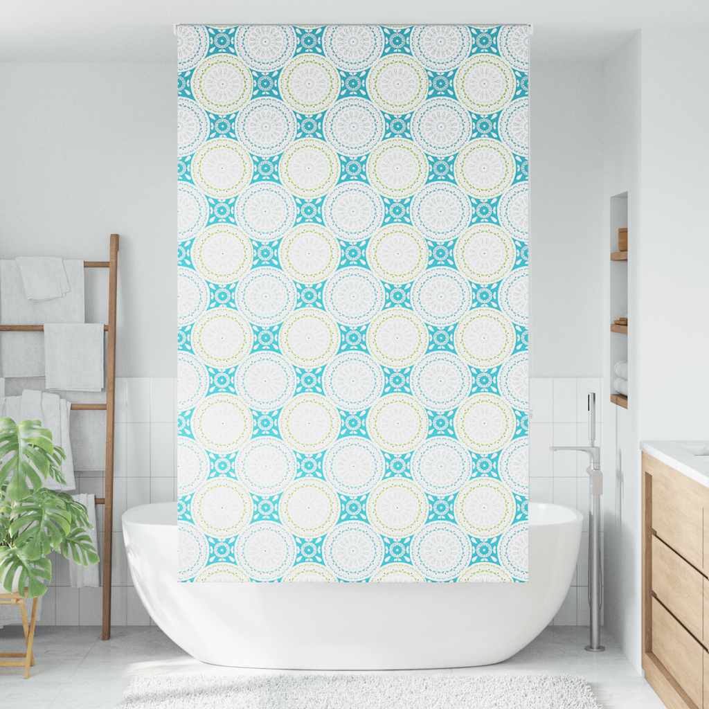 Bruserullegardin 130x240 cm Stofbredde 126 cm