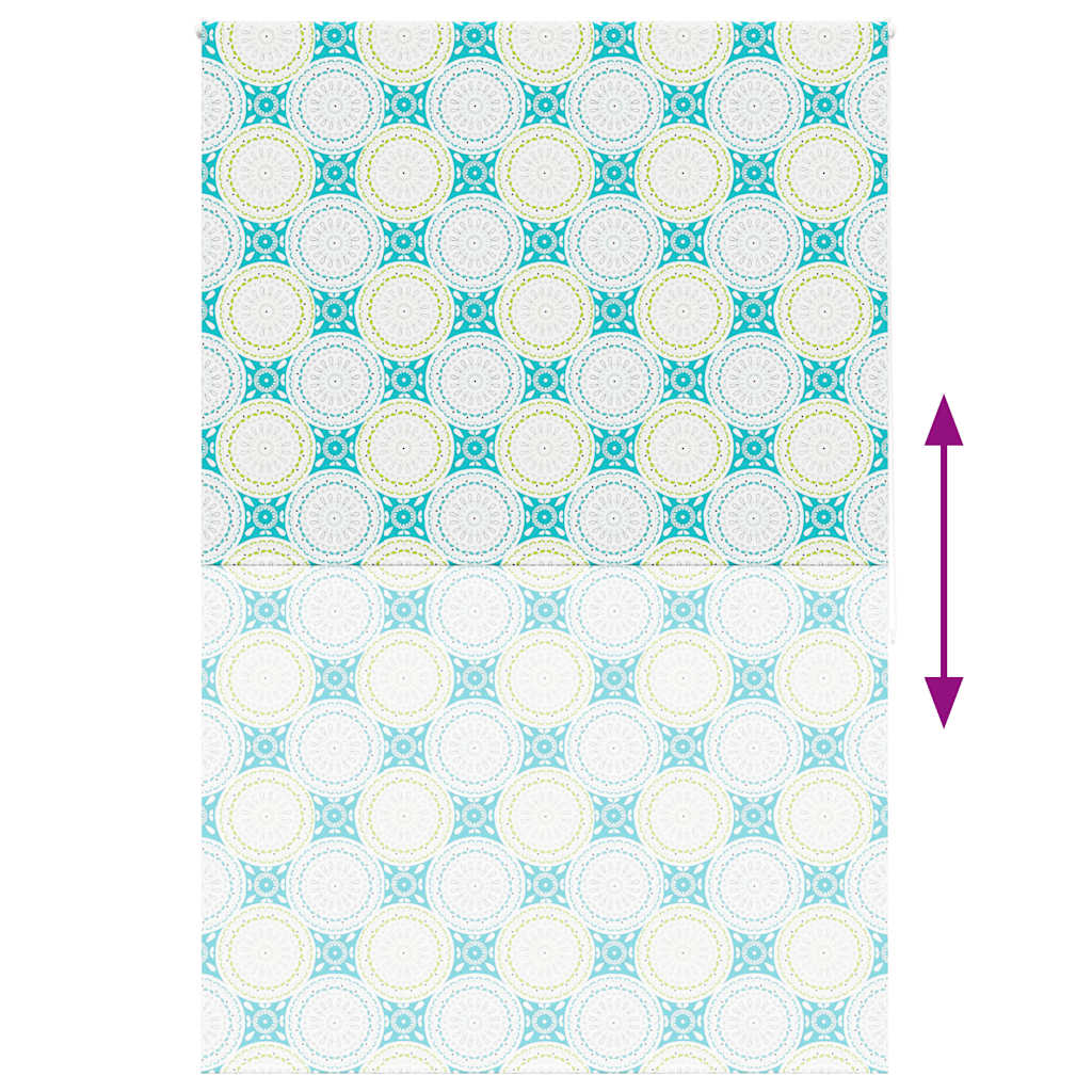 Bruserullegardin 160x240 cm Stofbredde 156 cm