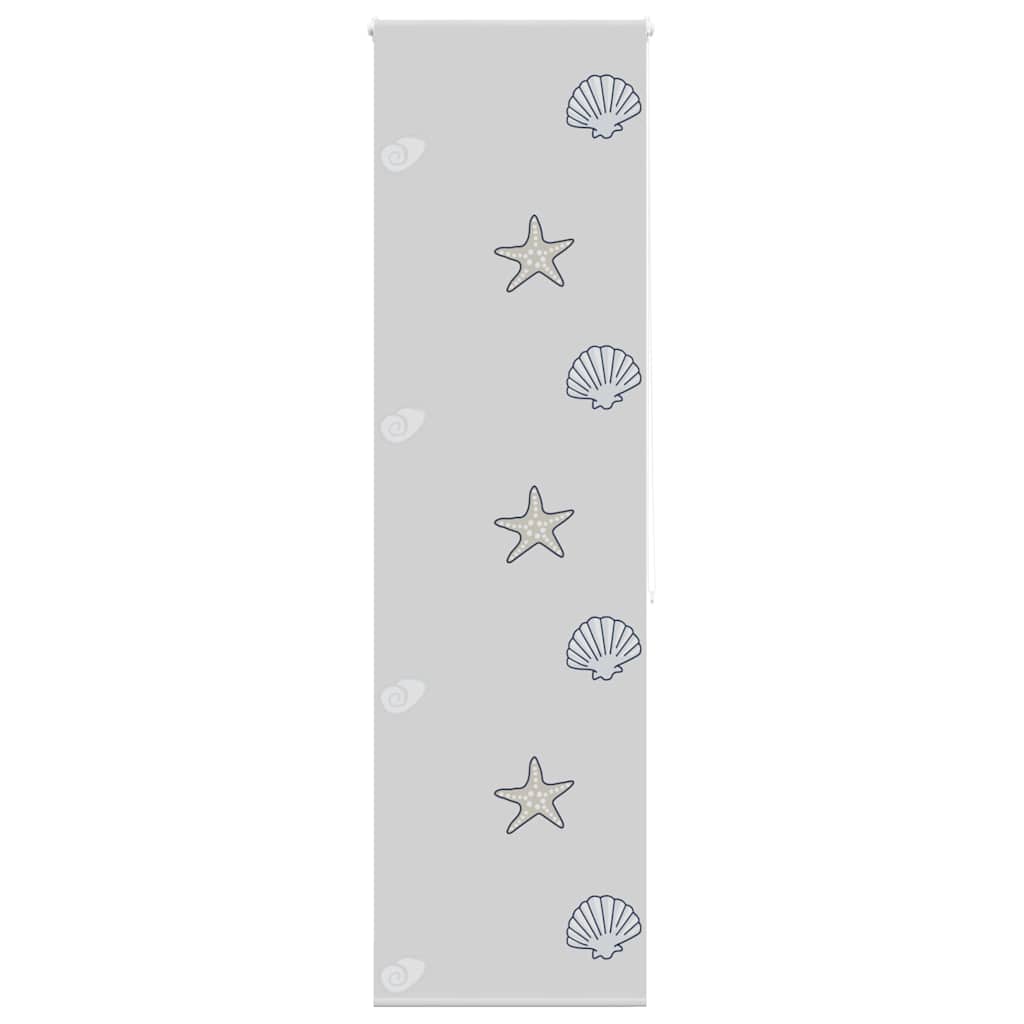 Bruserullegardin 60x240 cm Stofbredde 56 cm