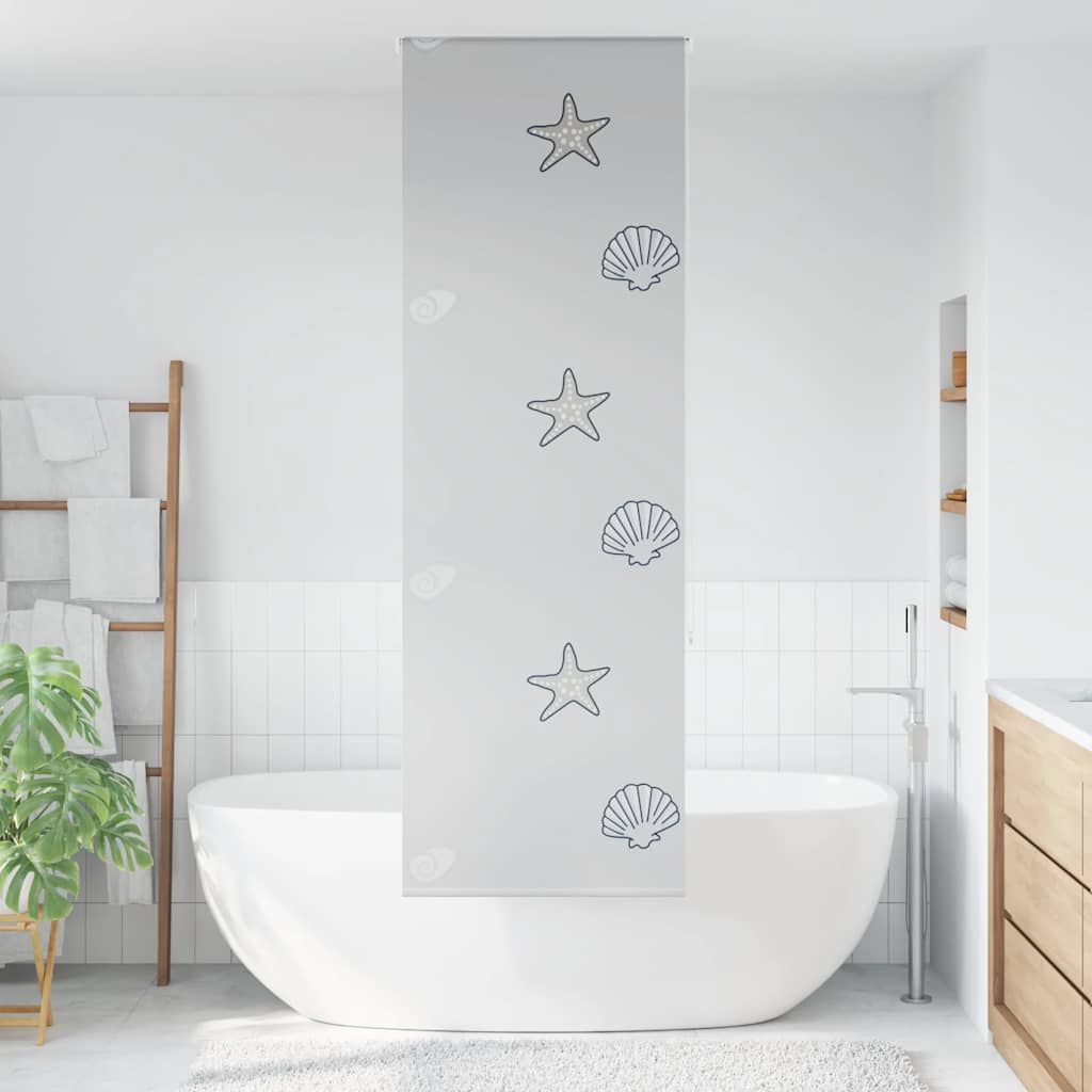Bruserullegardin 70x240 cm Stofbredde 66 cm