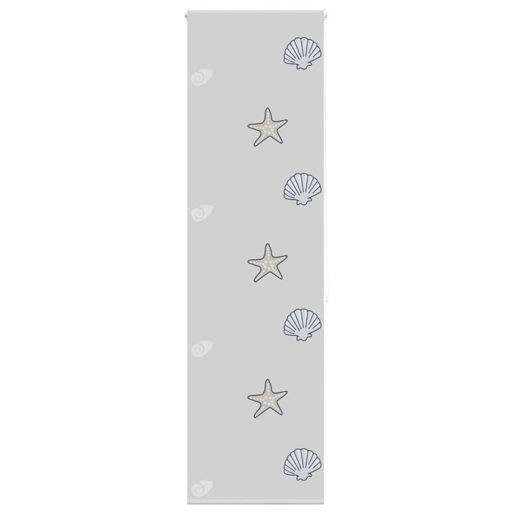 Bruserullegardin 80x240 cm Stofbredde 76 cm