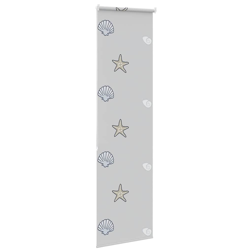 Bruserullegardin 80x240 cm Stofbredde 76 cm