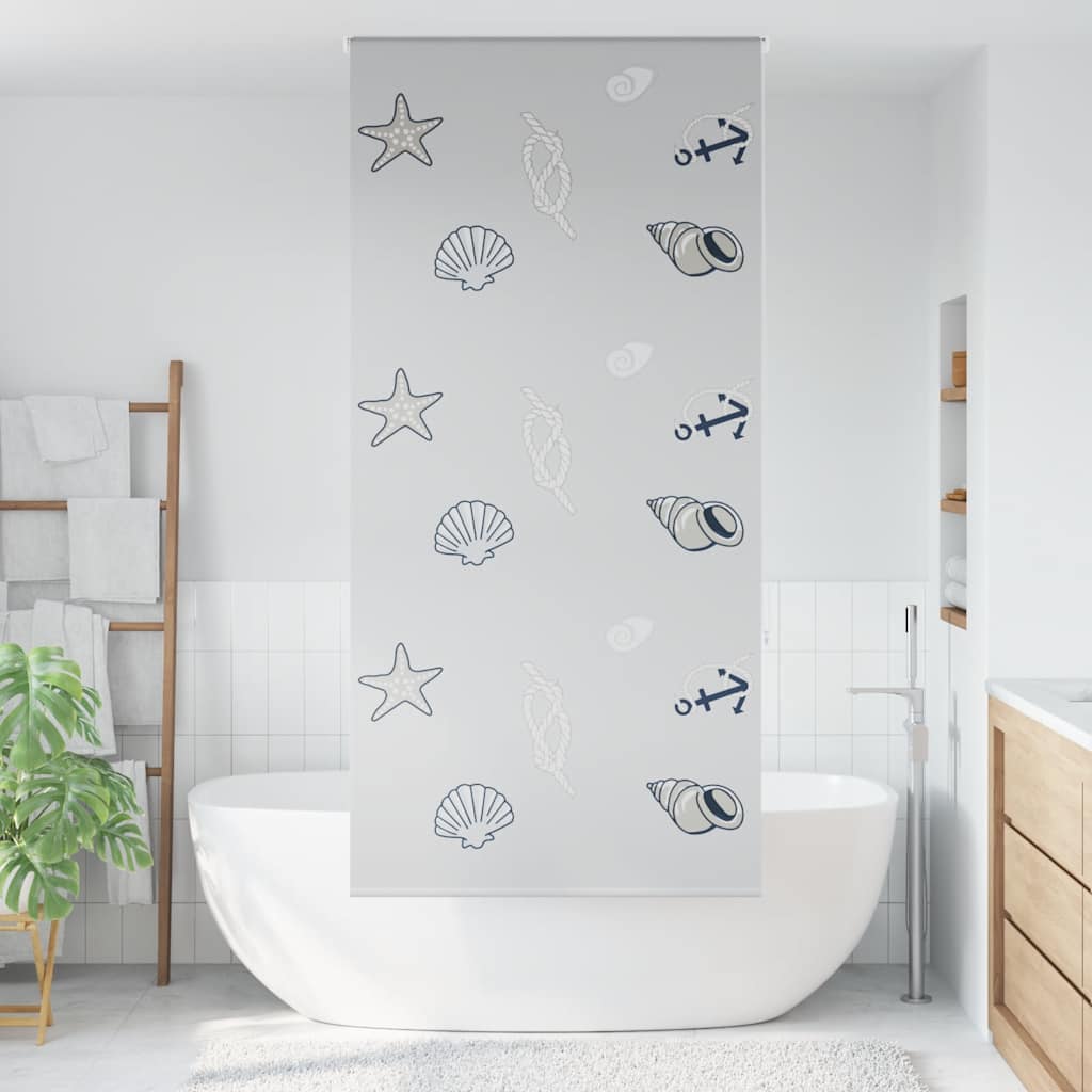 Bruserullegardin 110x240 cm Stofbredde 106 cm
