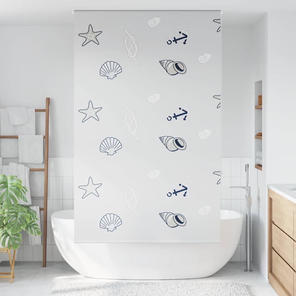 Bruserullegardin 130x240 cm Stofbredde 126 cm