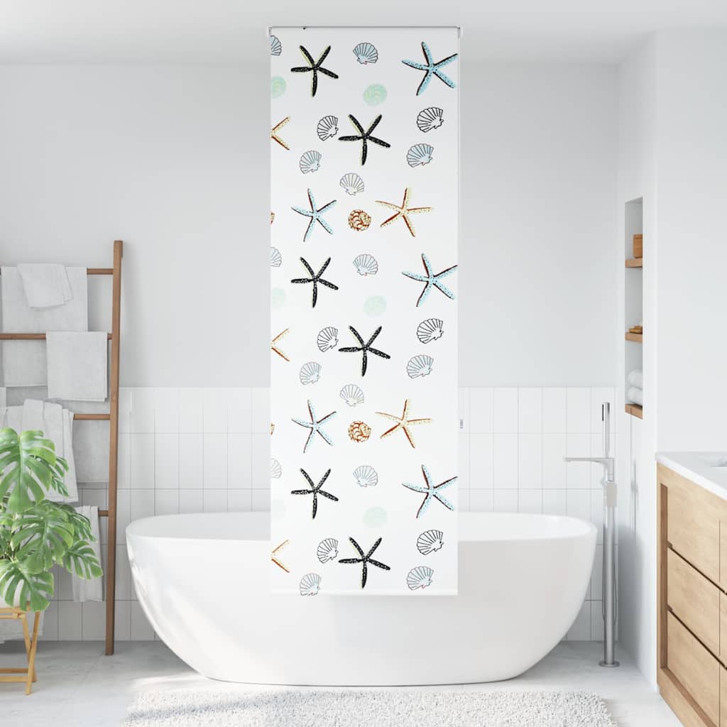 Bruserullegardin 80x240 cm Stofbredde 76 cm