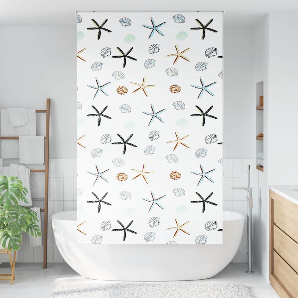 Bruserullegardin 130x240 cm Stofbredde 126 cm
