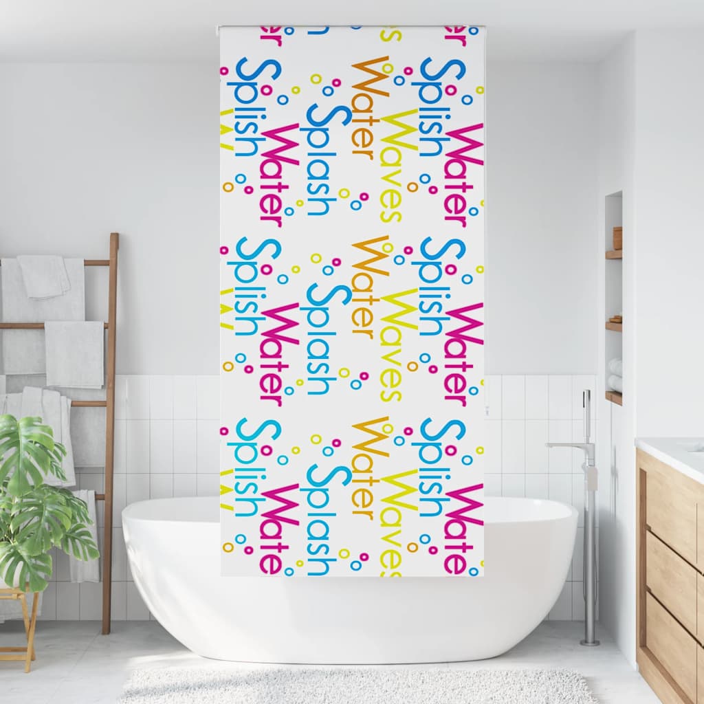 Bruserullegardin 100x240 cm Stofbredde 96 cm