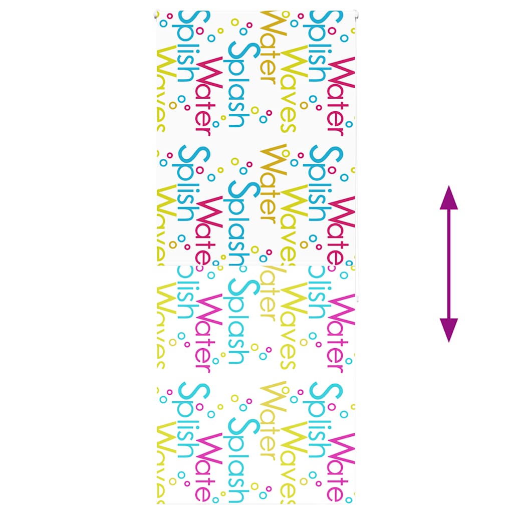 Bruserullegardin 100x240 cm Stofbredde 96 cm