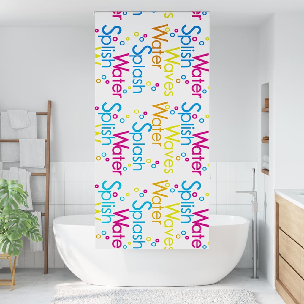 Bruserullegardin 110x240 cm Stofbredde 106 cm