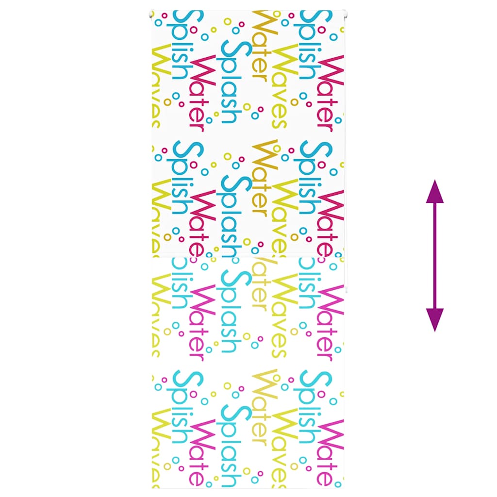 Bruserullegardin 110x240 cm Stofbredde 106 cm