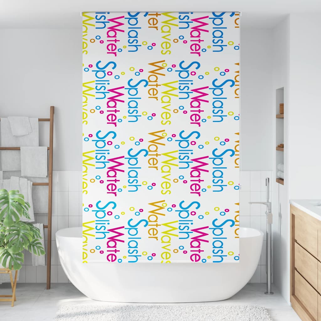 Bruserullegardin 130x240 cm Stofbredde 126 cm