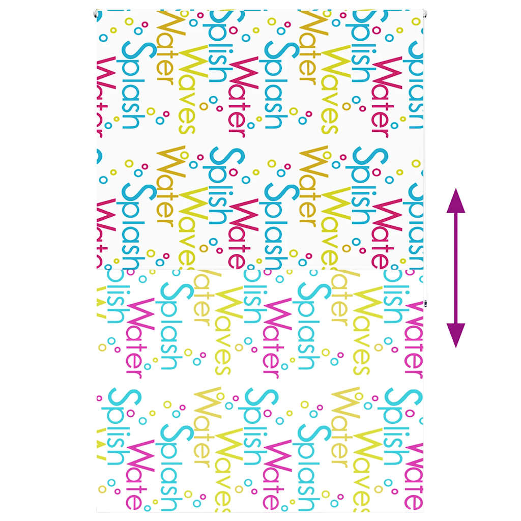 Bruserullegardin 150x240 cm Stofbredde 146 cm