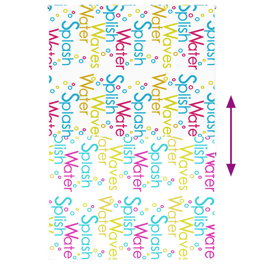 Bruserullegardin 160x240 cm Stofbredde 156 cm