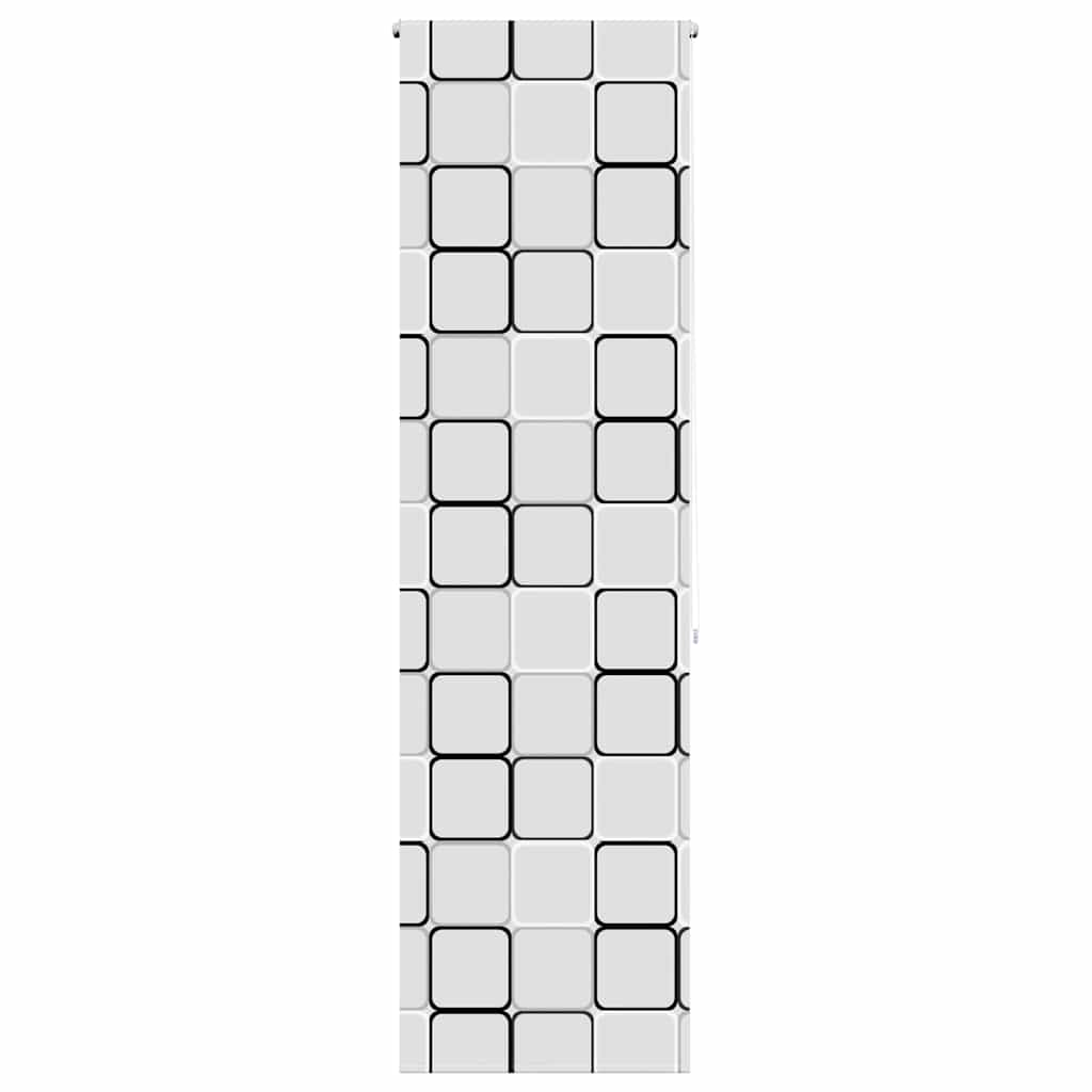 Bruserullegardin 70x240 cm Stofbredde 66 cm