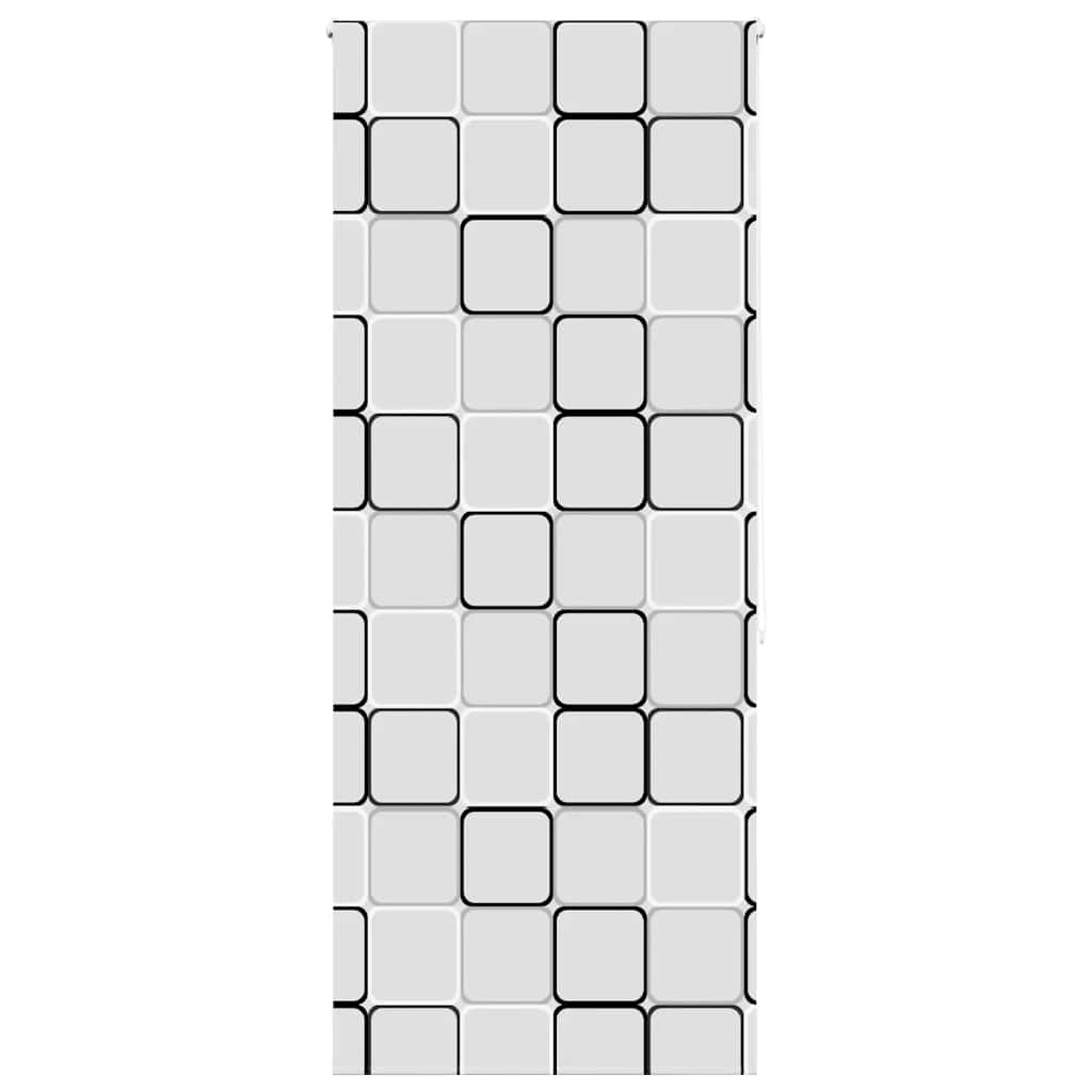 Bruserullegardin 90x240 cm Stofbredde 86 cm