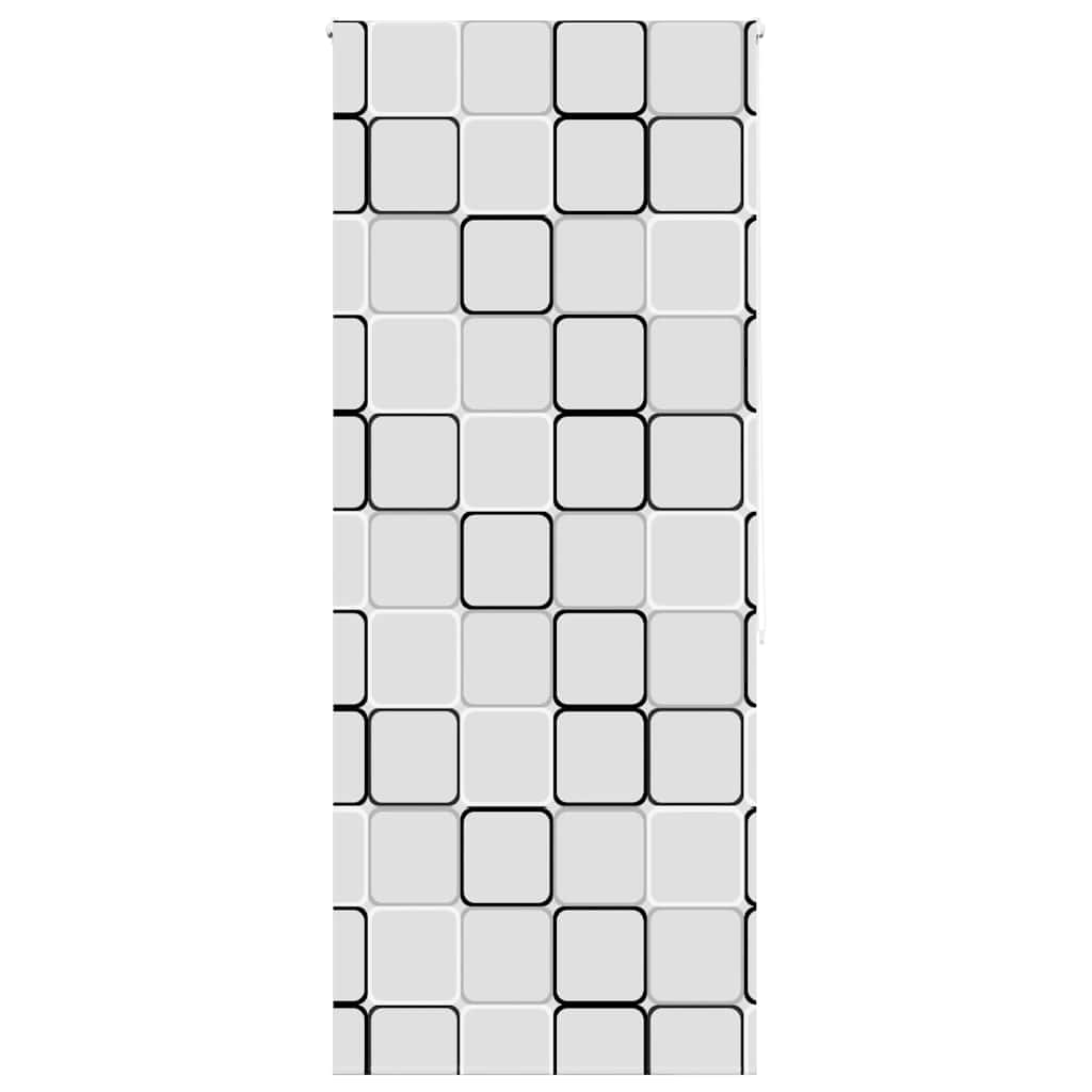 Bruserullegardin 100x240 cm Stofbredde 96 cm
