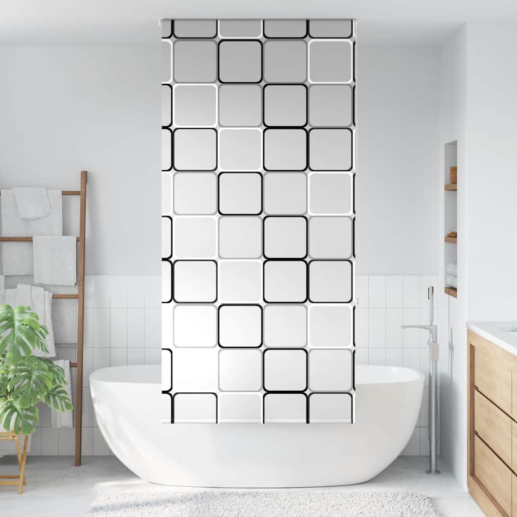 Bruserullegardin 100x240 cm Stofbredde 96 cm
