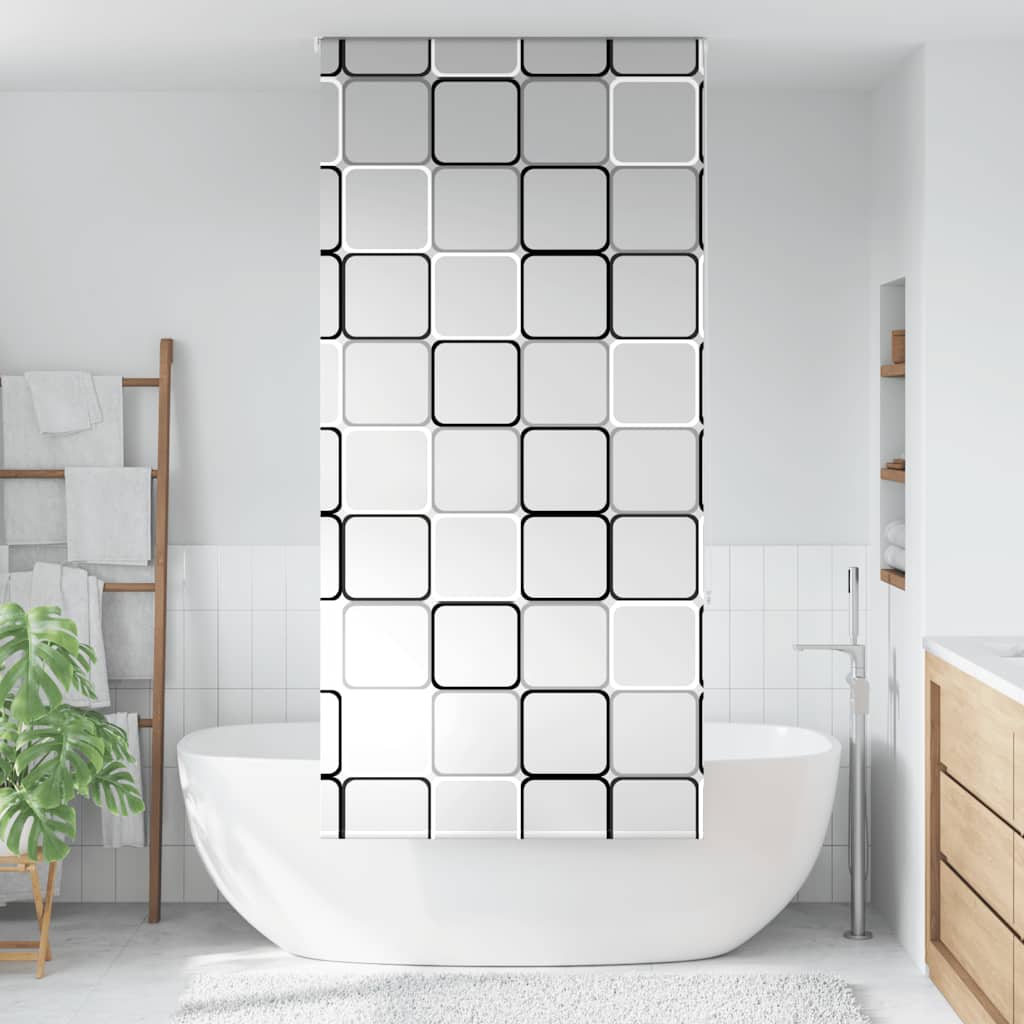 Bruserullegardin 110x240 cm Stofbredde 106 cm