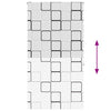 Bruserullegardin 120x240 cm Stofbredde 116 cm