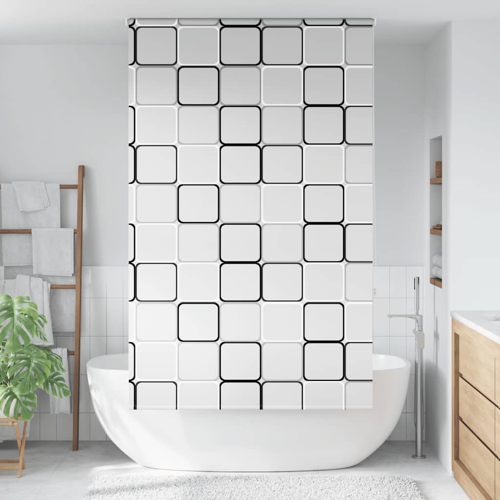 Bruserullegardin 120x240 cm Stofbredde 116 cm