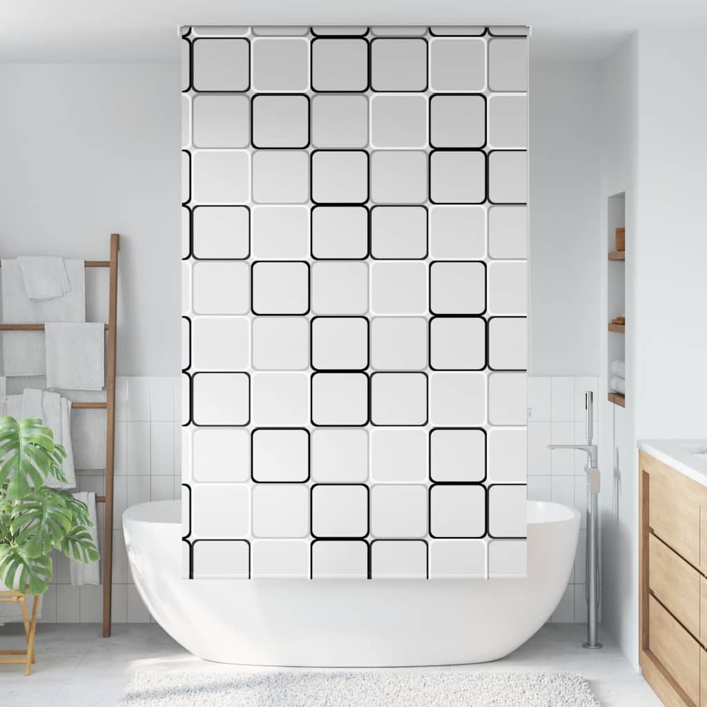 Bruserullegardin 130x240 cm Stofbredde 126 cm