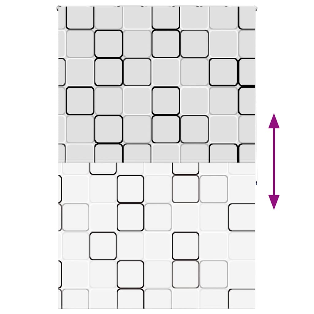 Bruserullegardin 150x240 cm Stofbredde 146 cm