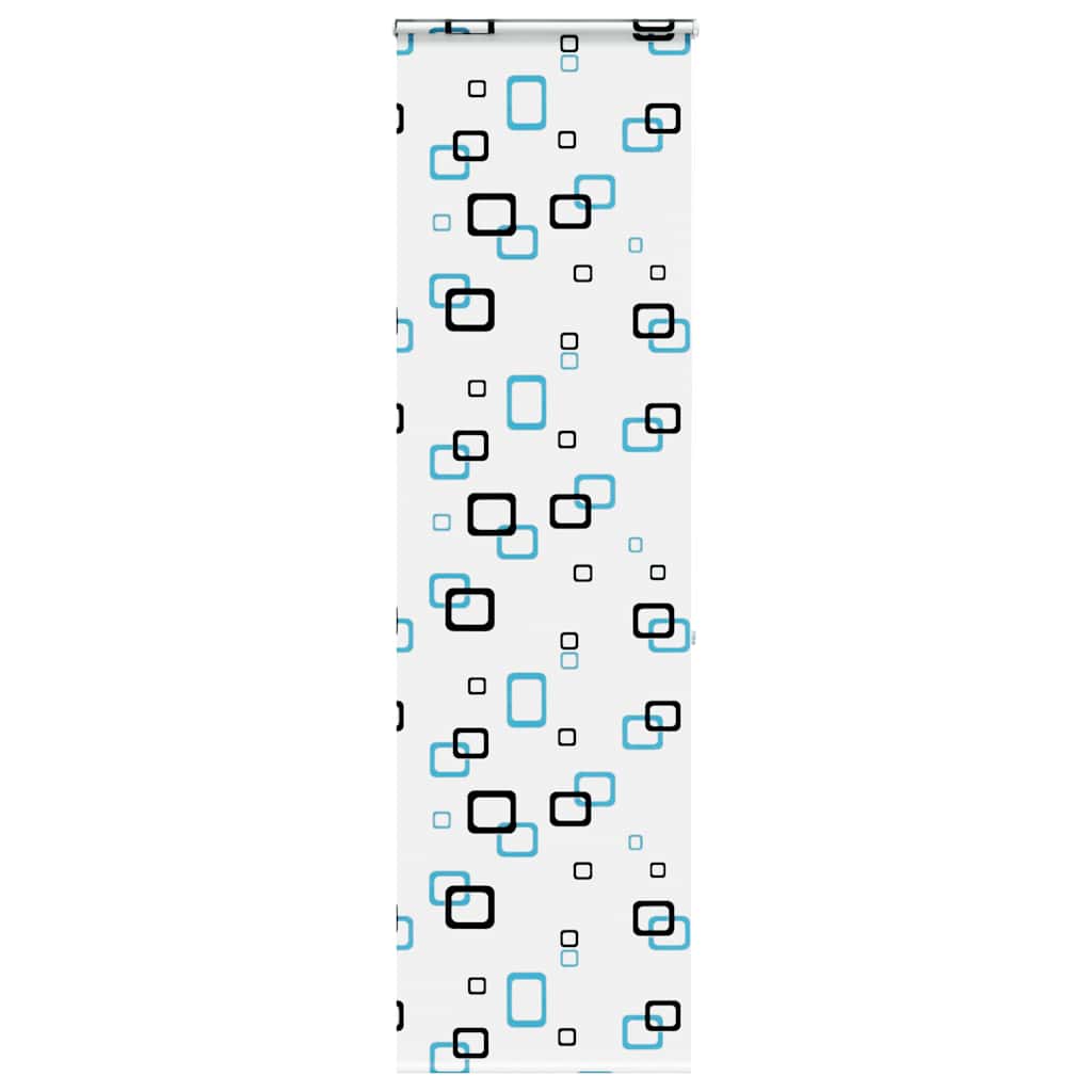 Bruserullegardin med kassette 60x240 cm Stofbredde 56 cm
