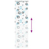 Bruserullegardin med kassette 70x240 cm Stofbredde 66 cm