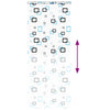Bruserullegardin med kassette 110x240 cm Stofbredde 106 cm