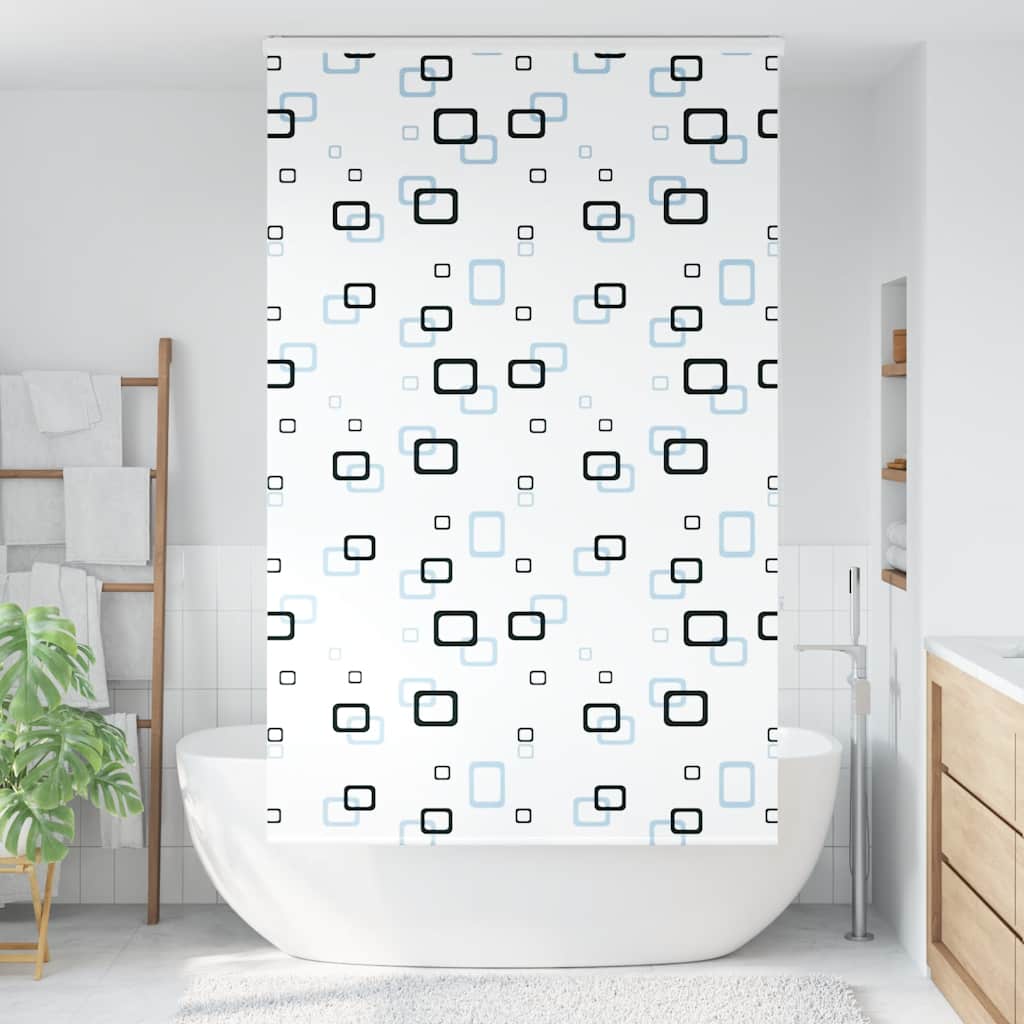 Bruserullegardin med kassette 130x240 cm Stofbredde 126 cm