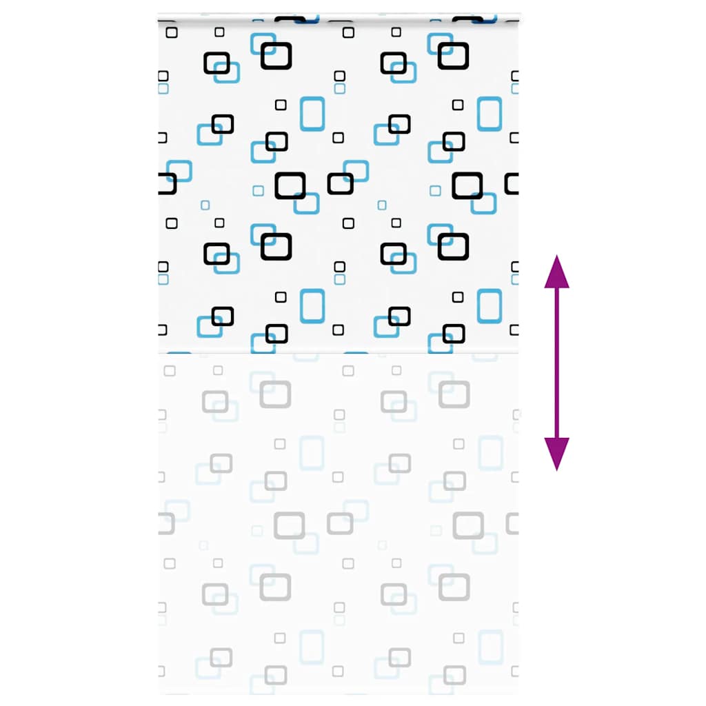 Bruserullegardin med kassette 130x240 cm Stofbredde 126 cm