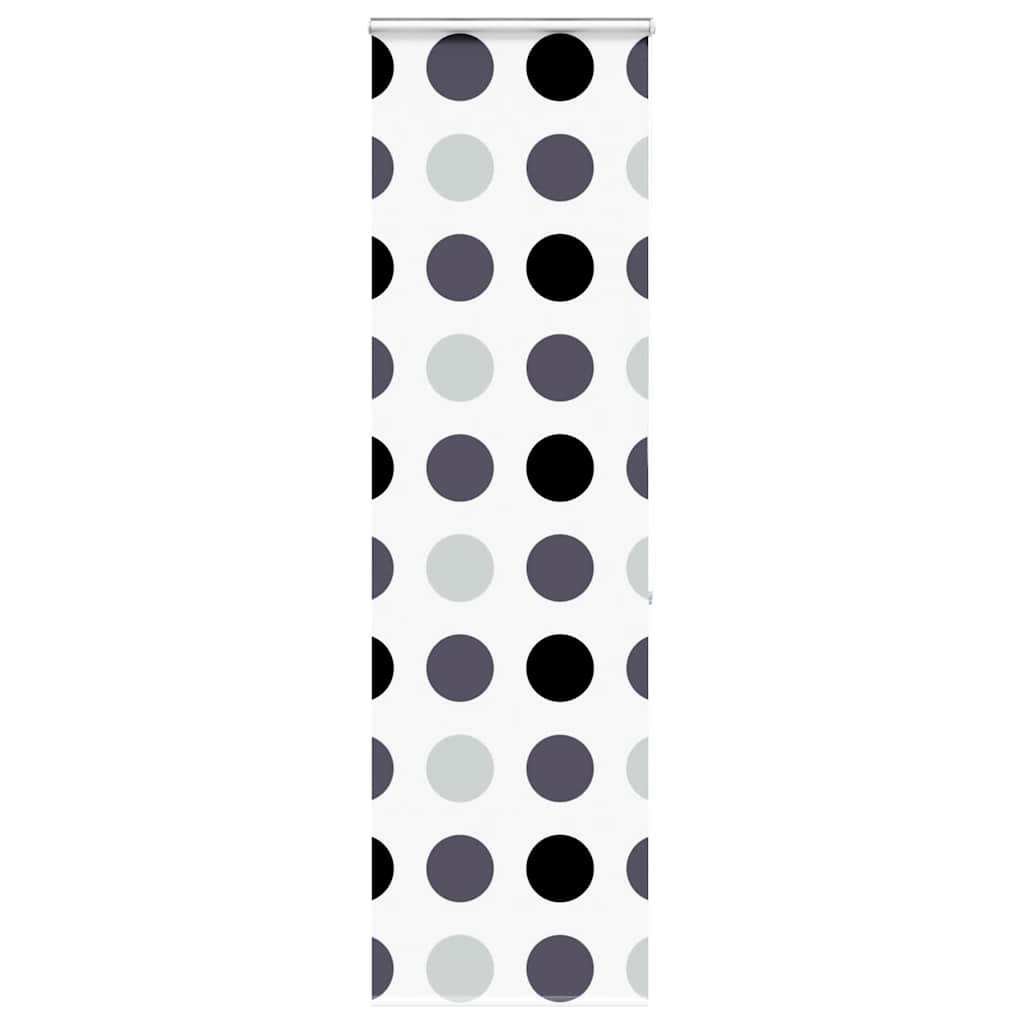 Bruserullegardin med kassette 60x240 cm Stofbredde 56 cm