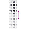 Bruserullegardin med kassette 60x240 cm Stofbredde 56 cm