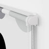 Bruserullegardin med kassette 60x240 cm Stofbredde 56 cm