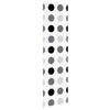 Bruserullegardin med kassette 80x240 cm Stofbredde 76 cm