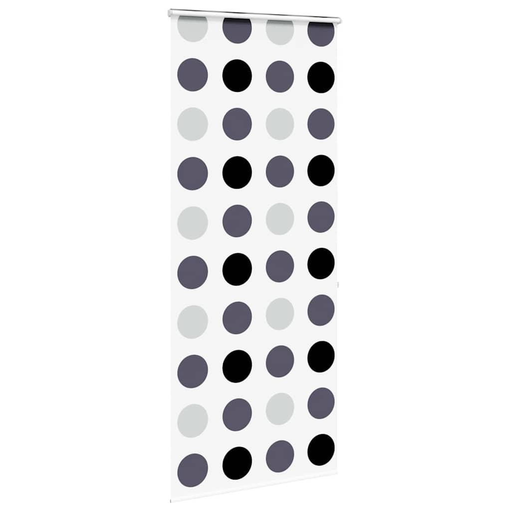 Bruserullegardin med kassette 90x240 cm Stofbredde 86 cm