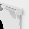 Bruserullegardin med kassette 140x240 cm Stofbredde 136 cm