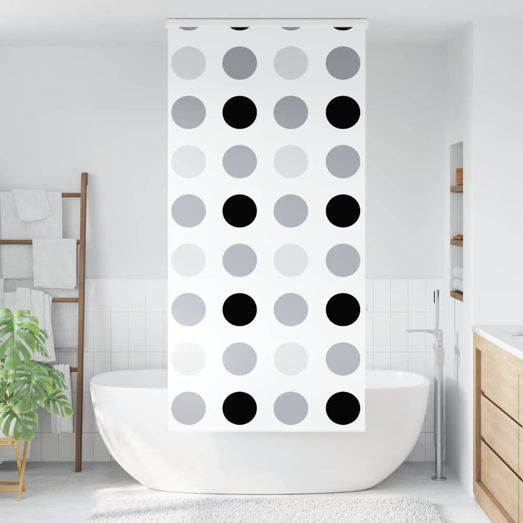 Bruserullegardin med kassette 150x240 cm Stofbredde 146 cm