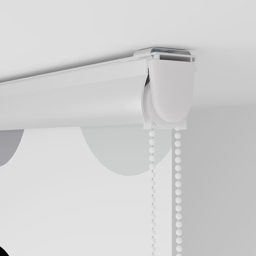 Bruserullegardin med kassette 150x240 cm Stofbredde 146 cm