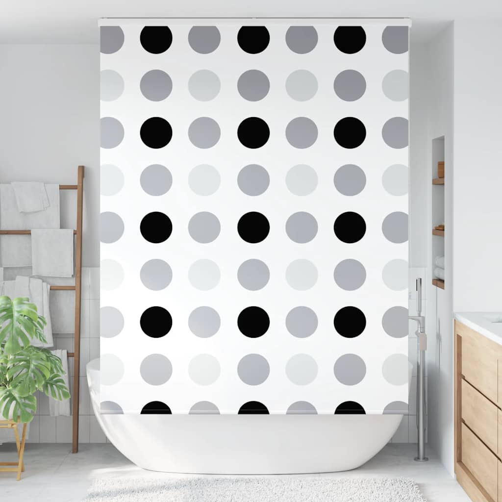 Bruserullegardin med kassette 160x240 cm Stofbredde 156 cm