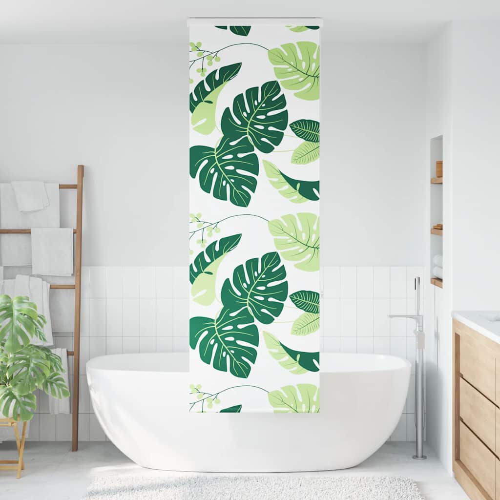 Bruserullegardin med kassette 70x240 cm Stofbredde 66 cm