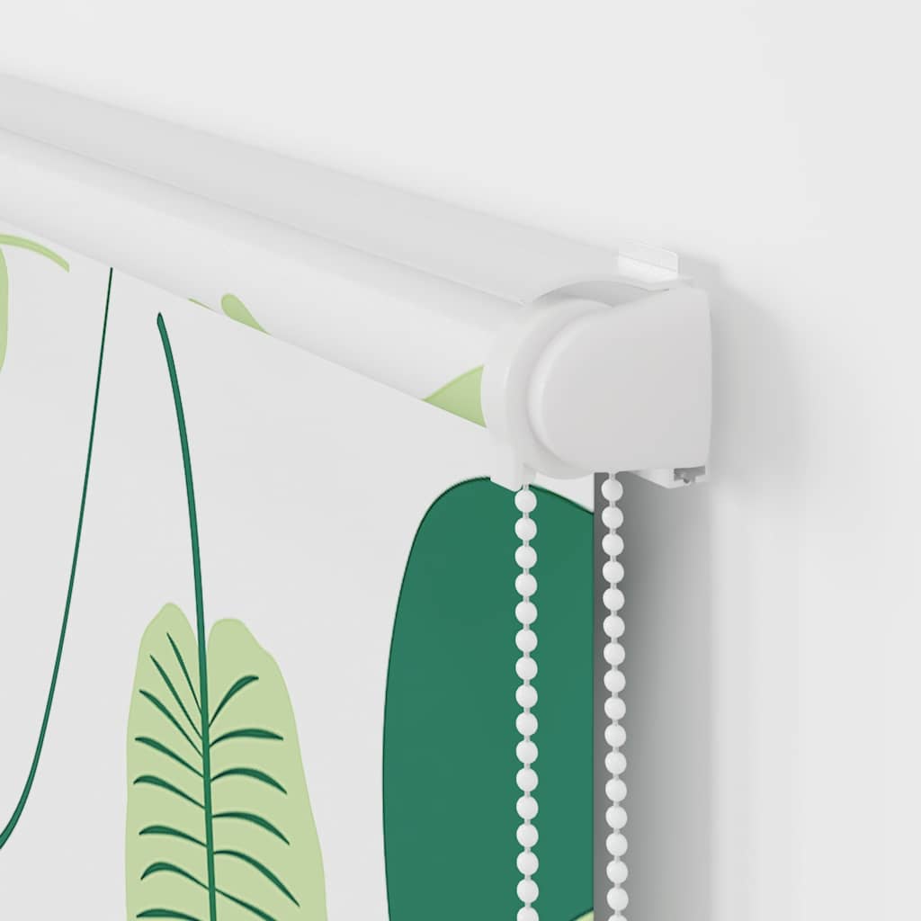 Bruserullegardin med kassette 70x240 cm Stofbredde 66 cm