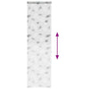 Bruserullegardin med kassette 60x240 cm Stofbredde 56 cm
