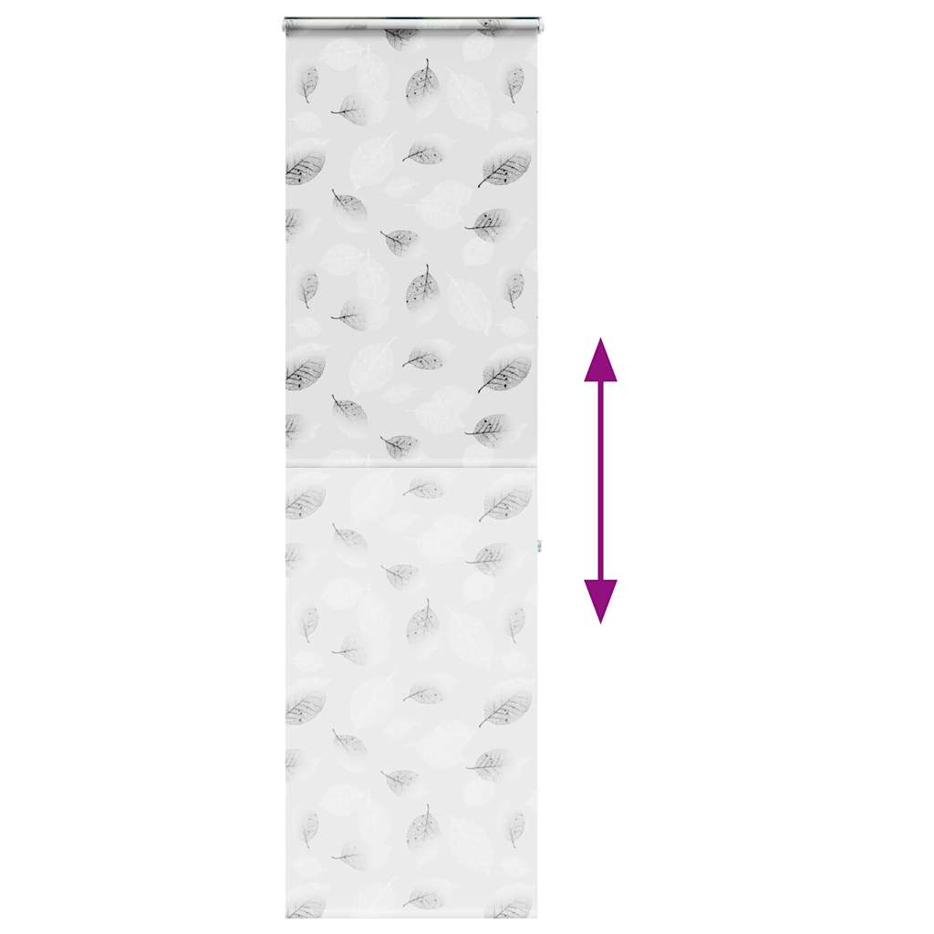 Bruserullegardin med kassette 70x240 cm Stofbredde 66 cm