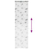 Bruserullegardin med kassette 70x240 cm Stofbredde 66 cm