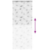 Bruserullegardin med kassette 100x240 cm Stofbredde 96 cm