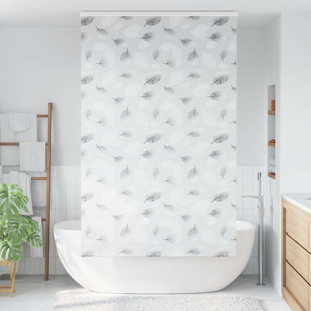 Bruserullegardin med kassette 130x240 cm Stofbredde 126 cm
