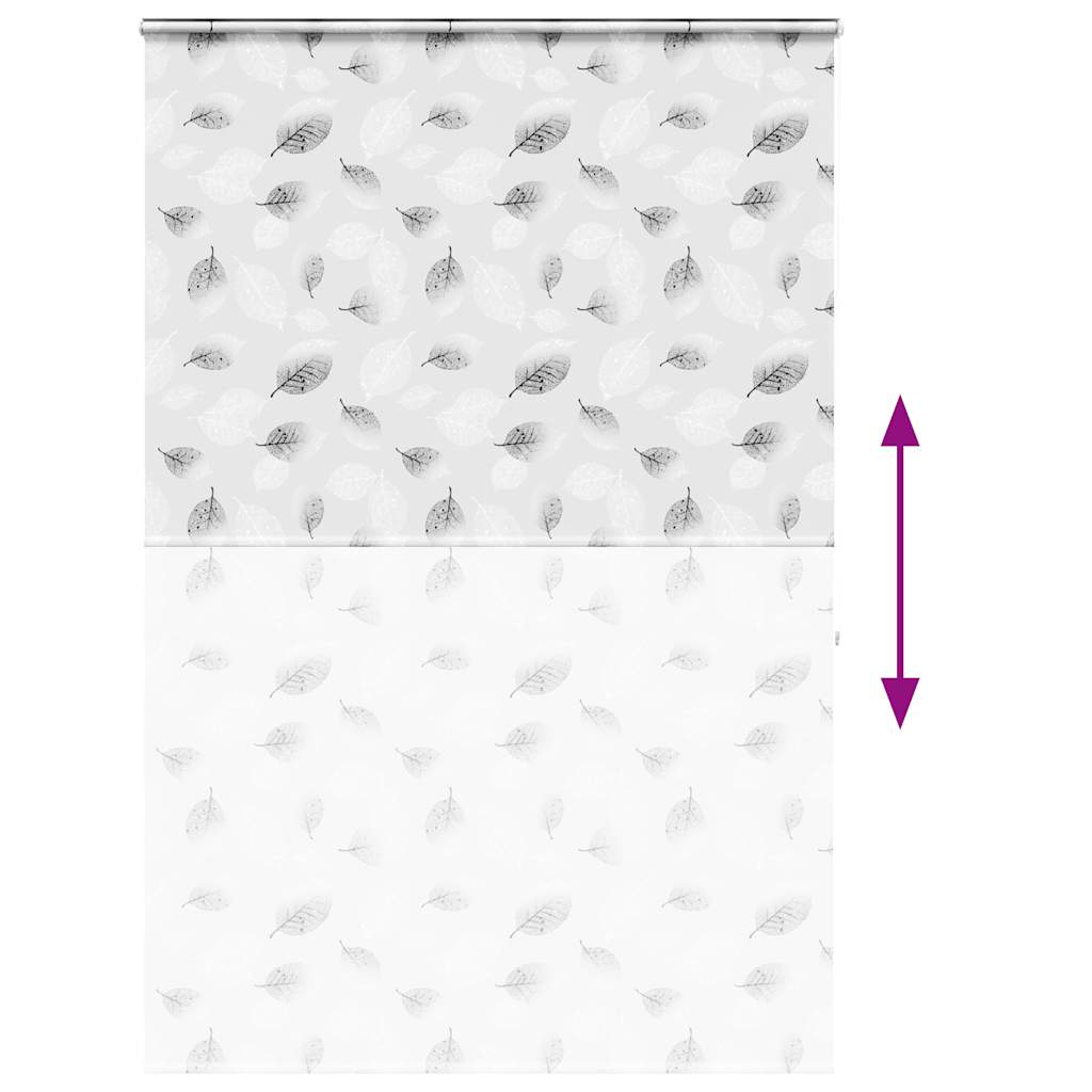 Bruserullegardin med kassette 150x240 cm Stofbredde 146 cm